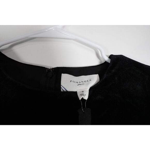 New Tuckernuck Pomander Place Velvet Gold Lace Lillith Midi Dress Small 1952-W - Picture 10 of 13